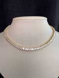 Flexible Riviera necklace - 45 cm